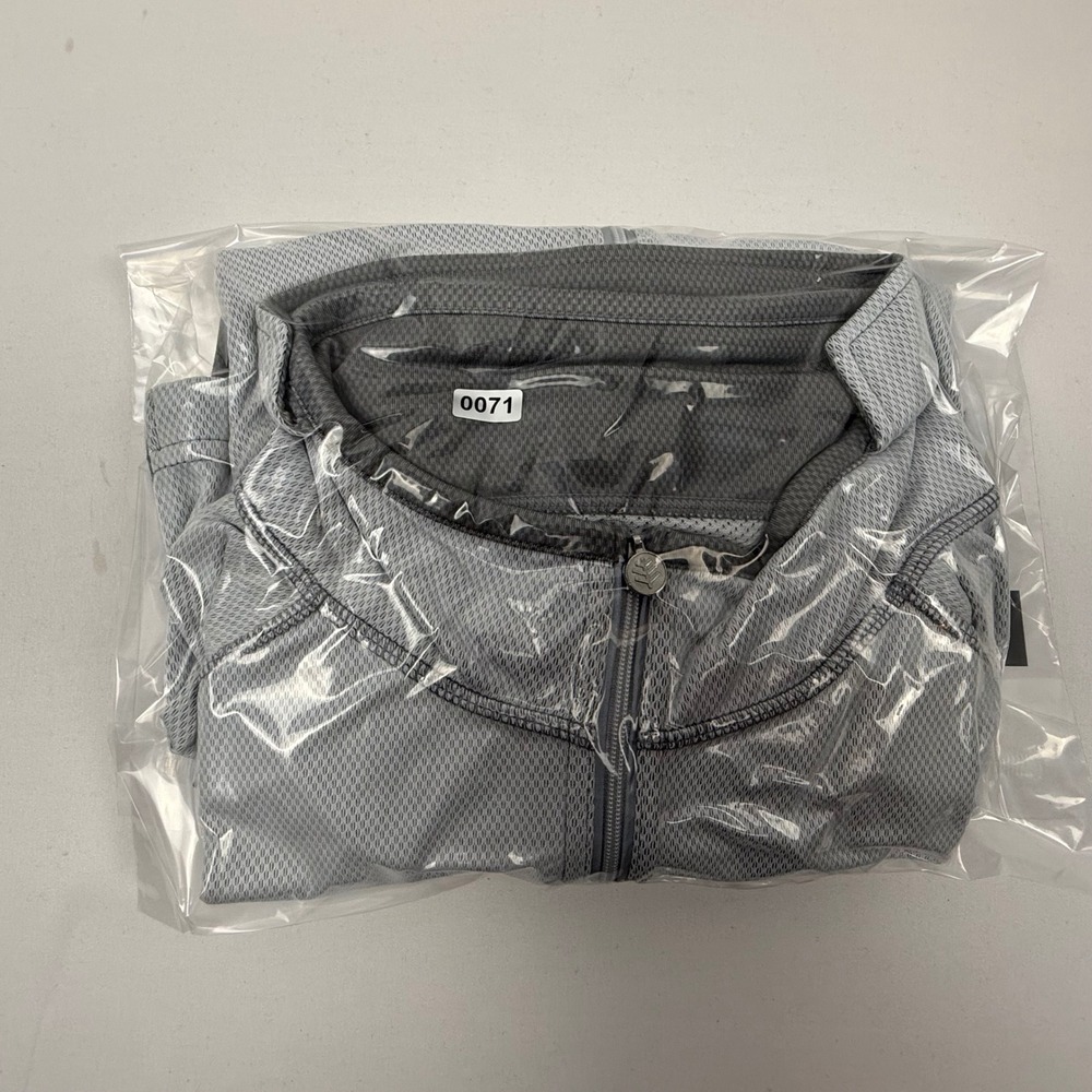 Coolibar Mens UPF 50+ Cycling Jacket Full Zip Sun Protection‎ Grey Size M - Picture 12 of 12
